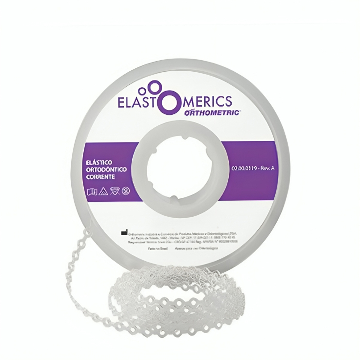 OrthoMetric E-Chain 15 Ft - Short Silver - (60.05.5118)