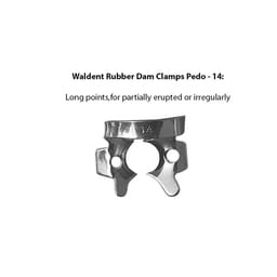 Waldent Rubber Dam Clamps Pedo - 14(16/132)