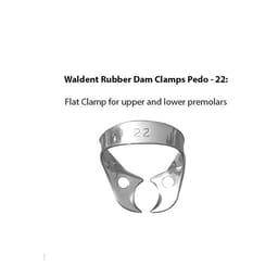 Waldent Rubber Dam Clamps Pedo - 22(16/115)
