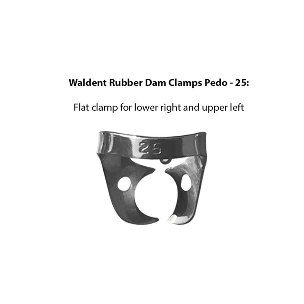 Waldent Rubber Dam Clamps Pedo - 25(16/117)