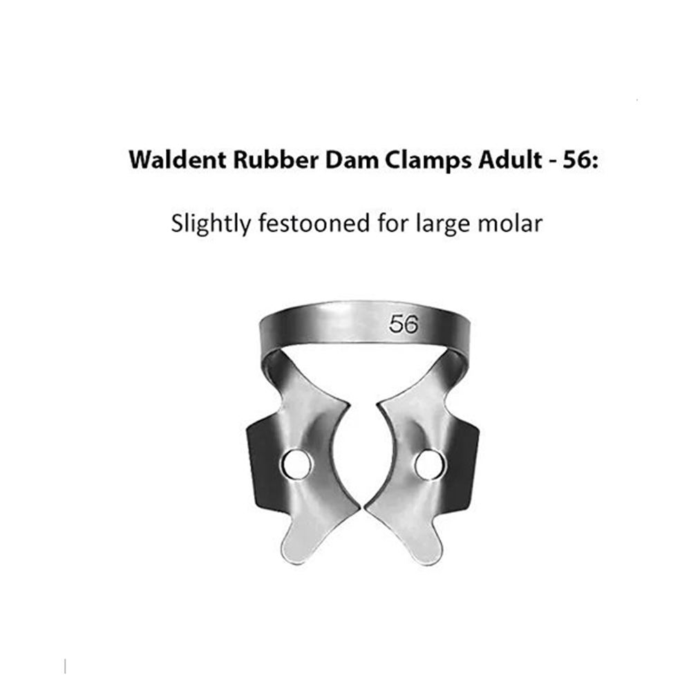 Waldent Rubber Dam Clamps Adult - 56 (16/124)