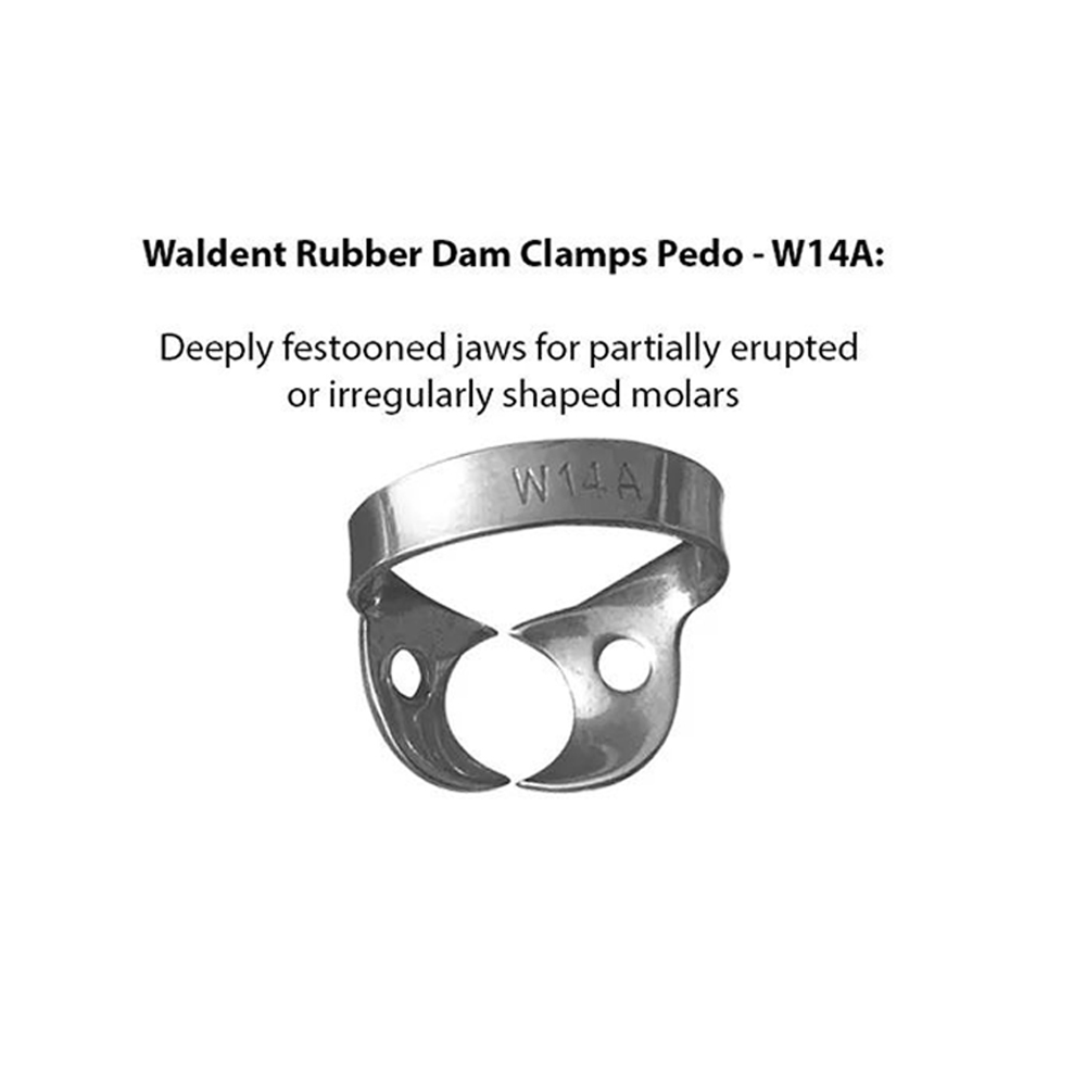Waldent Rubber Dam Clamps Pedo - W14A(16/112)