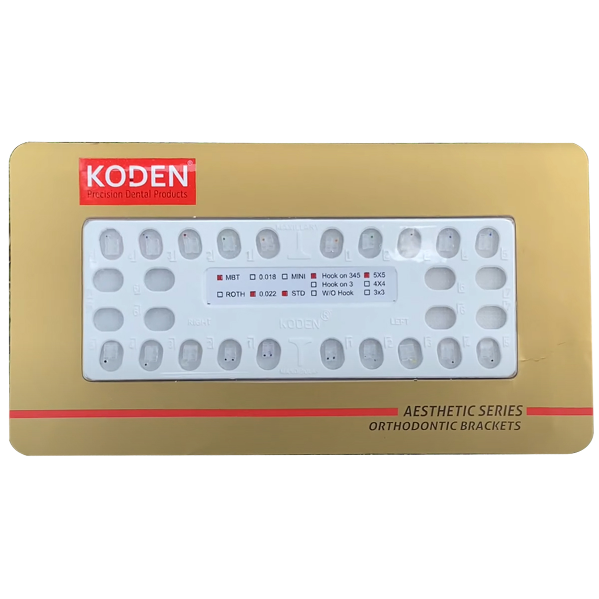 Koden Clear HD MBT Bracket Kits