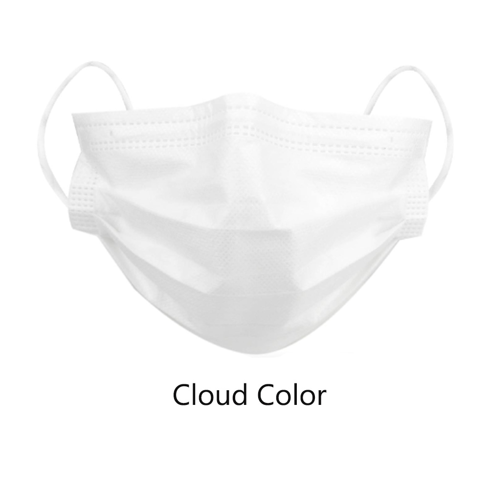 Waldent 3 Ply Mask - Cloud Color (Pack of 50)