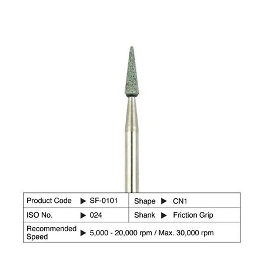 Shofu Dura Green Stones FG Airotor Burs (0101)