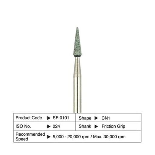 Shofu Dura Green Stones FG Airotor Burs (0101)