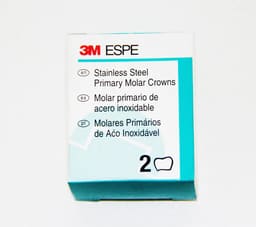 3M ESPE SS Crown Primary Molar Crown-D (1st molar) (Pack of 2) - 6