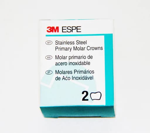 3M ESPE SS Crown Primary Molar Crown-D (1st molar) (Pack of 2)