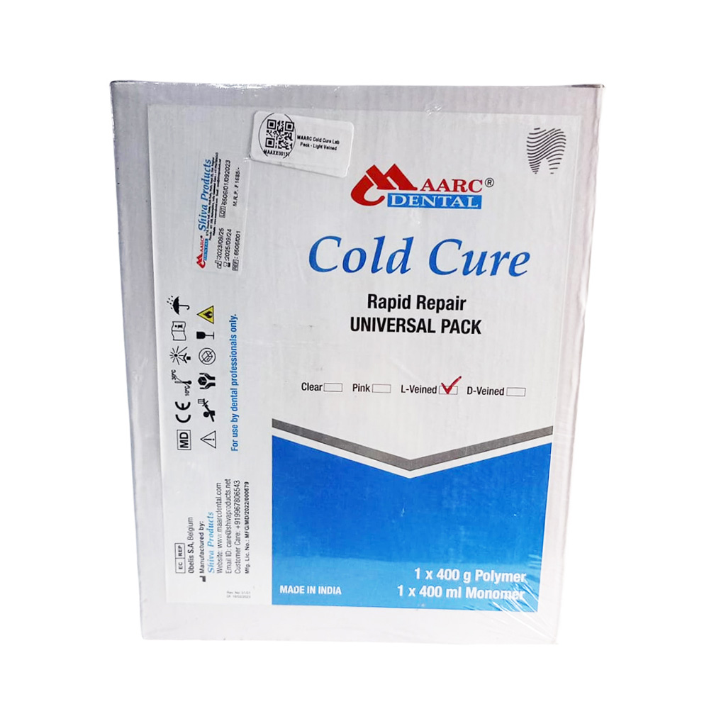 MAARC Cold Cure Lab Pack - Light Veined (6506/001)
