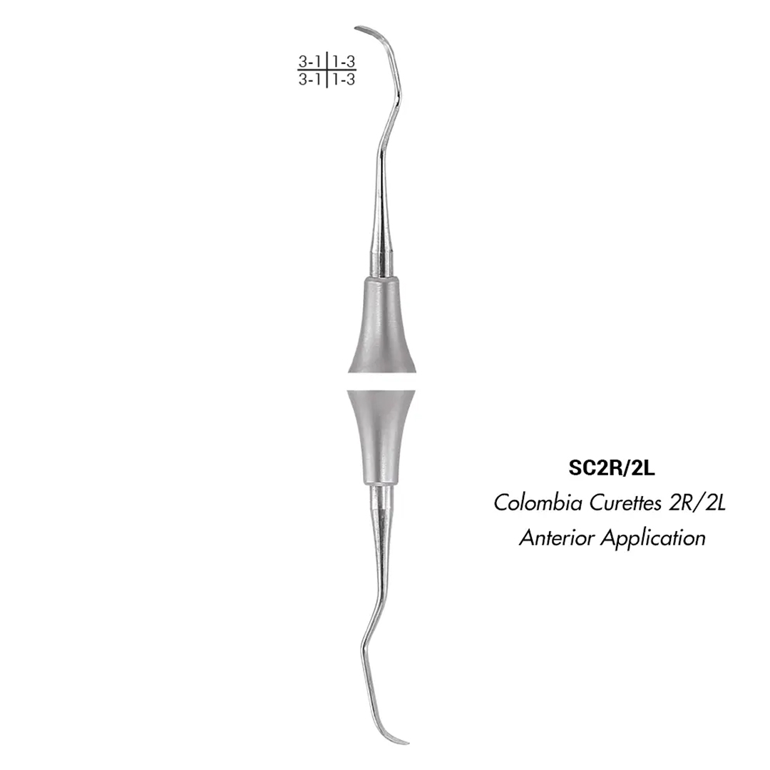 GDC Columbia Curettes 2r/2l Anterior Application #6 (Sc2r/2l)