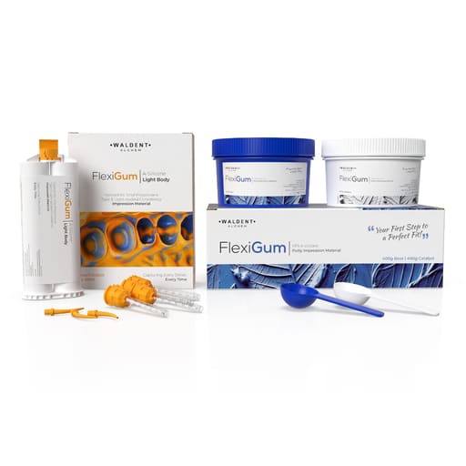 Waldent FlexiGum A-Silicone Putty Impression Material Set