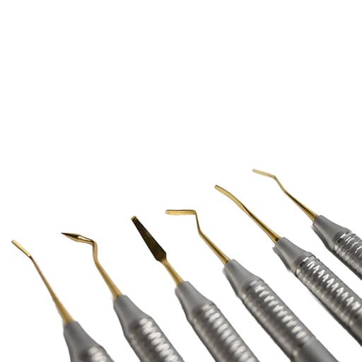GDC Composite Instrument Gold Titanium Set Of 6 (CIGP6) #6