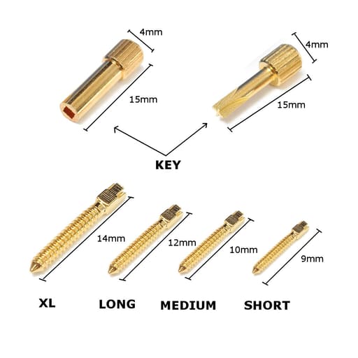 EndoKing Dental Conical Screw Posts