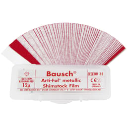 Bausch Dental Arti Fol Metallic Shimstock Flim 12µ Microns - 8