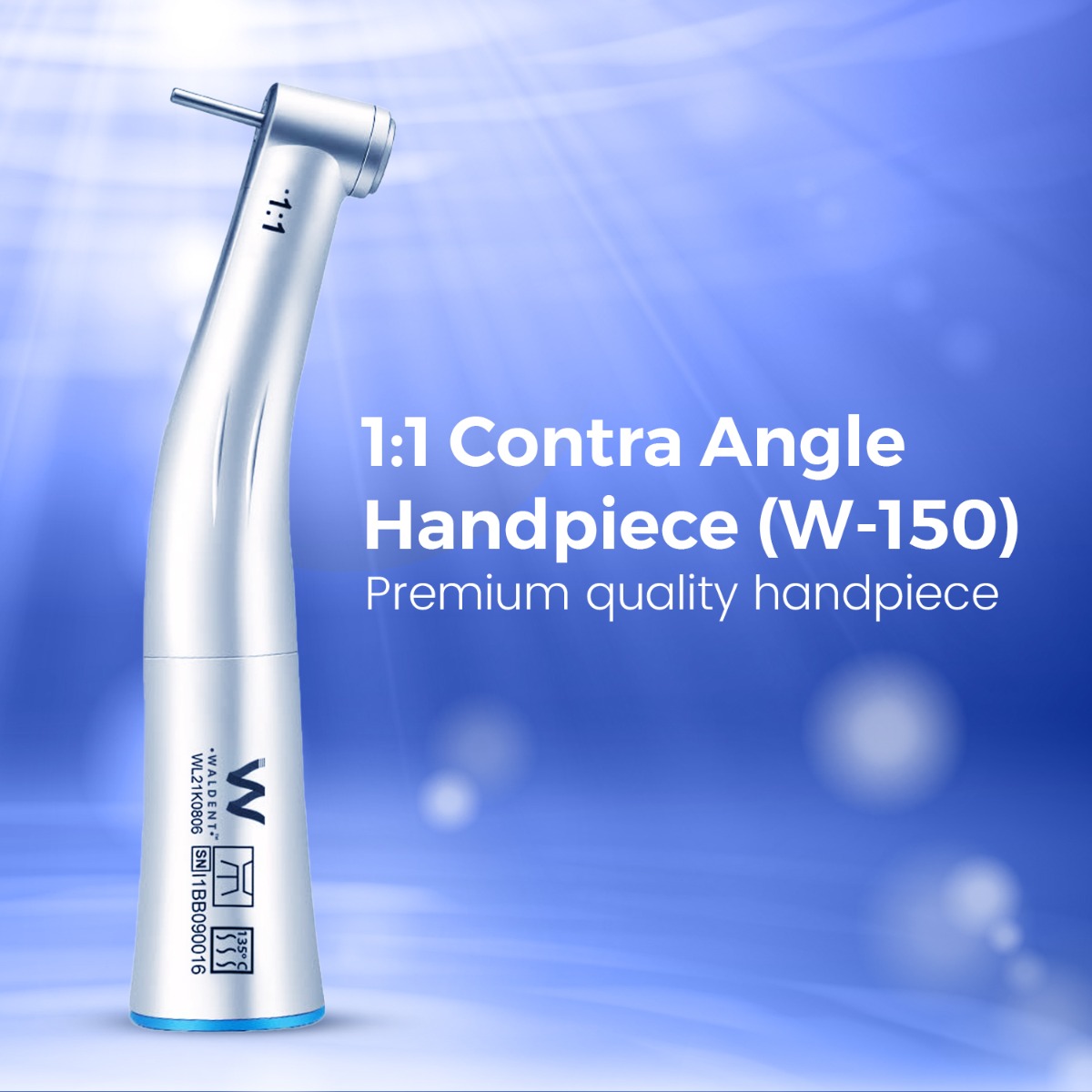Waldent 1:1 Contra Angle Handpiece (W-150)