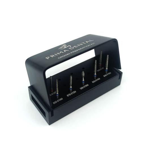 Prima Dental Crown Preparation Kit of 7 Diamond Burs