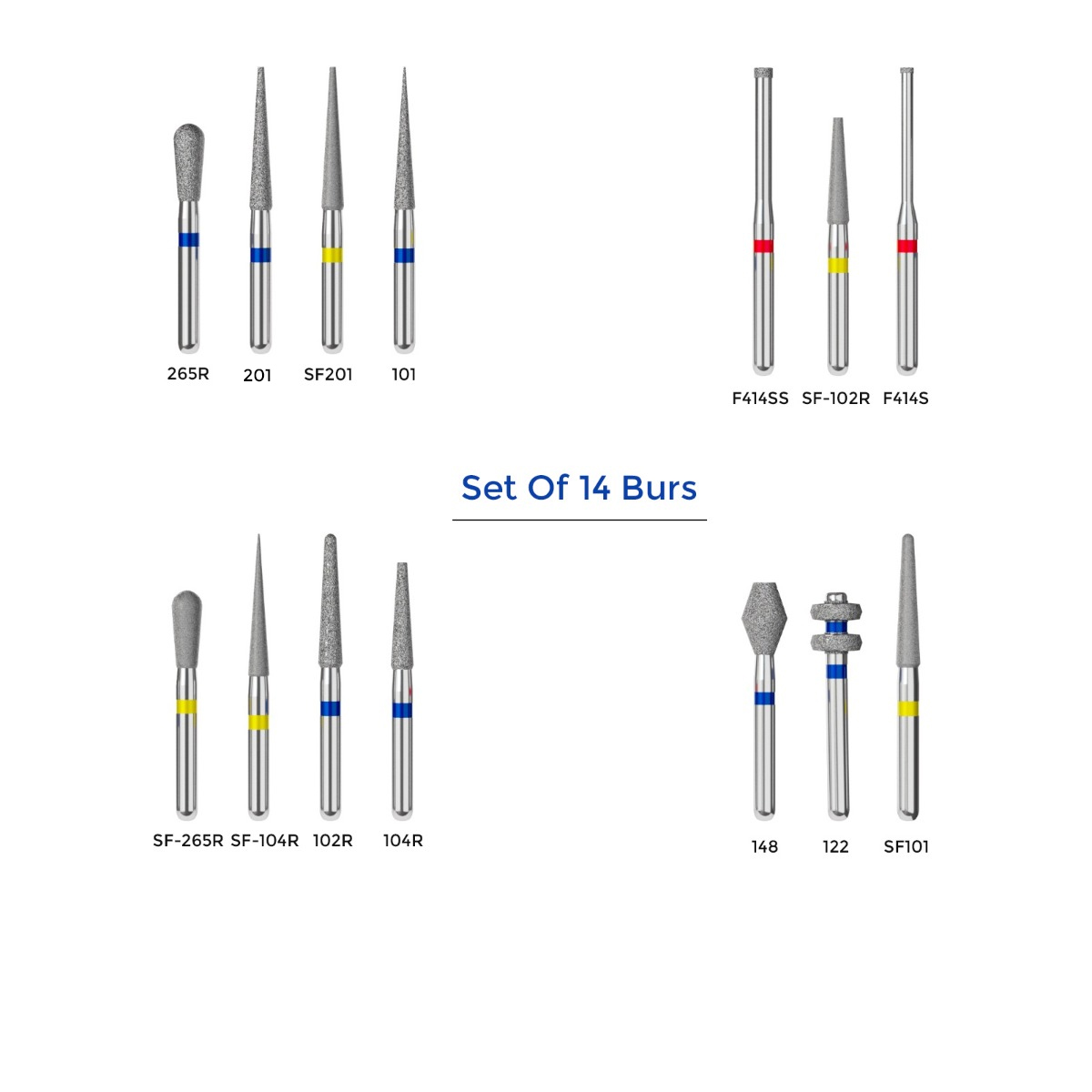 SuperEndo Crown Preparation Bur Kit