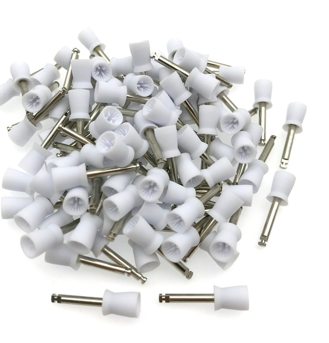 Cotisen Prophy Polishing Cups - Latch Type (White Color) (Pack of 100)