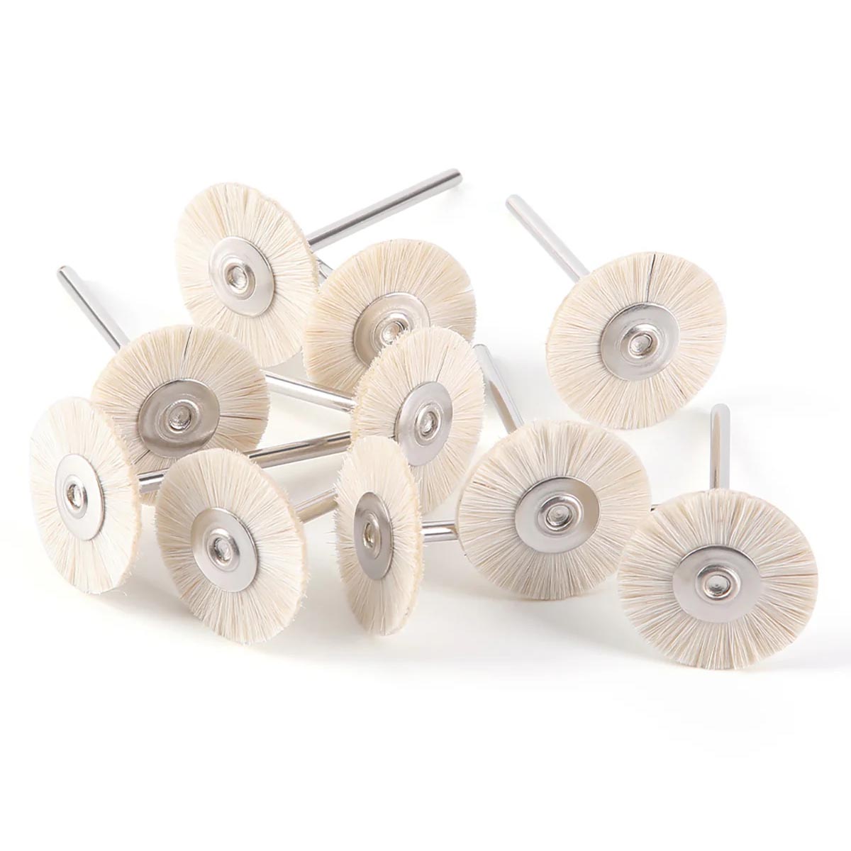 Jinguang White Denture Polishing Wool Brush HP