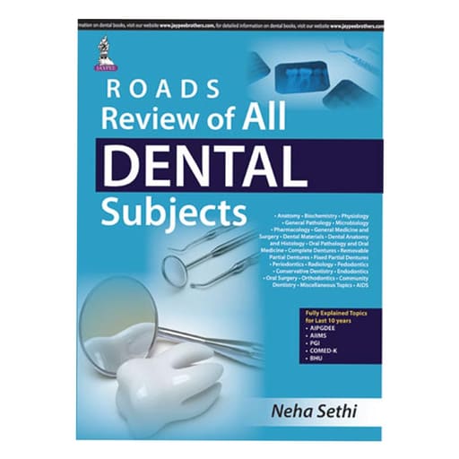 Jaypee Medical ROADS: Review of All Dental Subjects (ISBN - 527329)