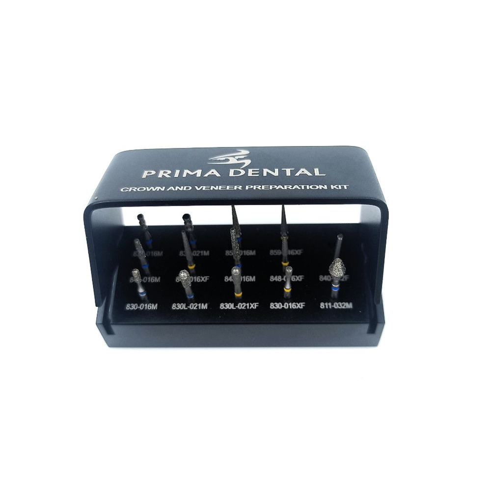 Prima Dental Diamond Bur Crown & Veneer Preparation Kit