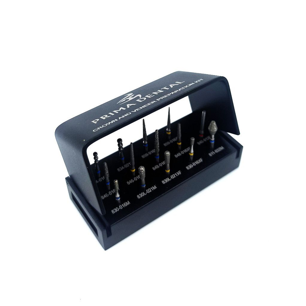 Prima Dental Diamond Bur Crown & Veneer Preparation Kit
