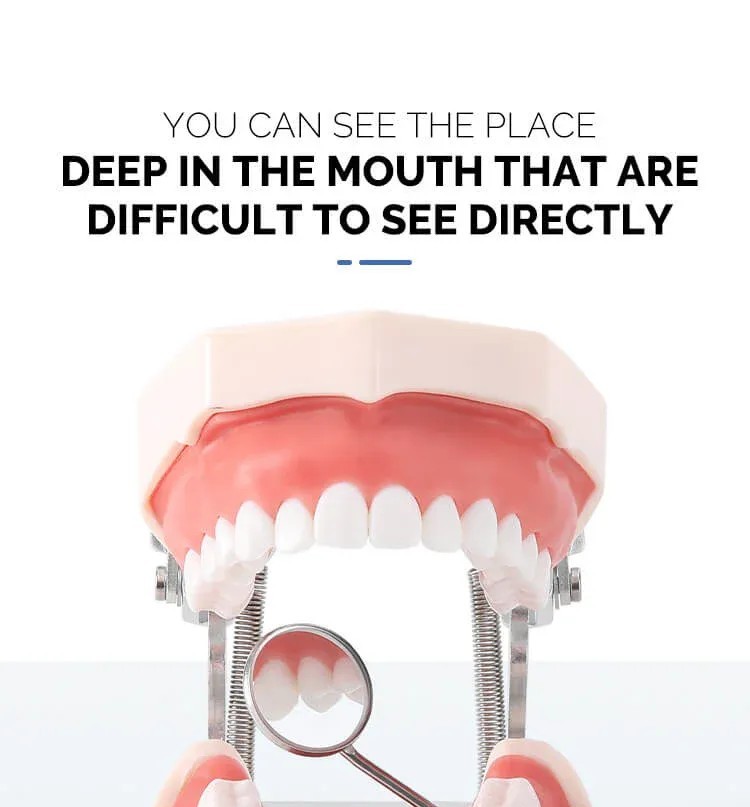 GI Dental Mouth Mirror With Handle (Pack Of 10)