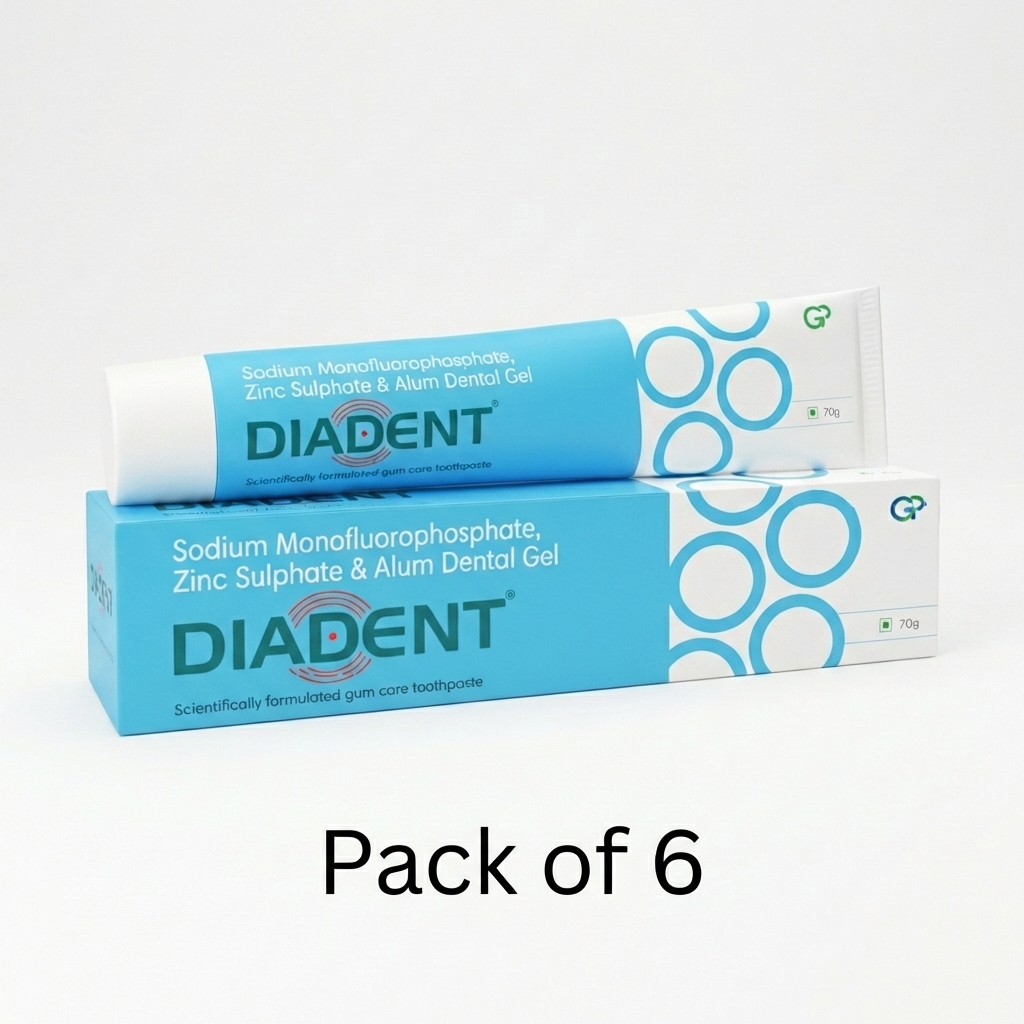 Group Pharma Diadent Gum Care Toothpaste (Pack of 6)