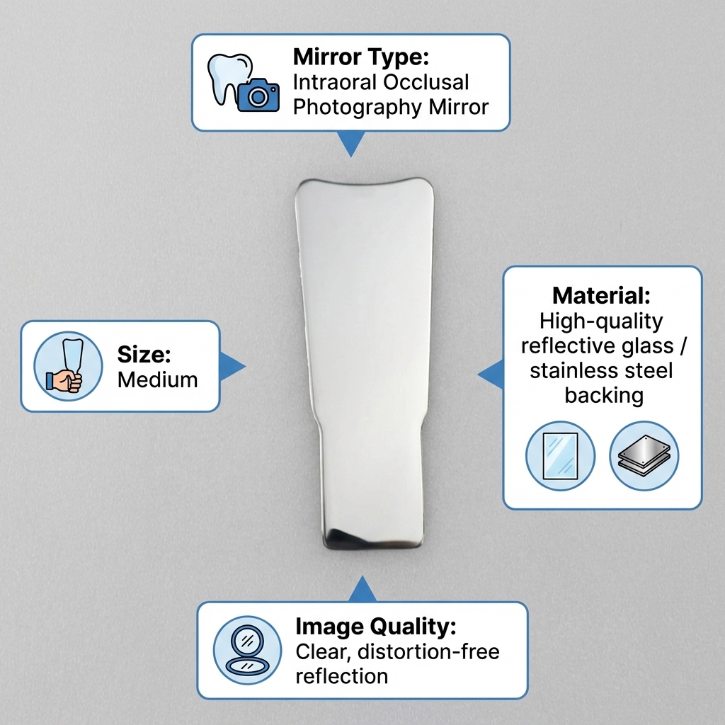 UU Ortho Dental Photography Mirror - Occlusal M