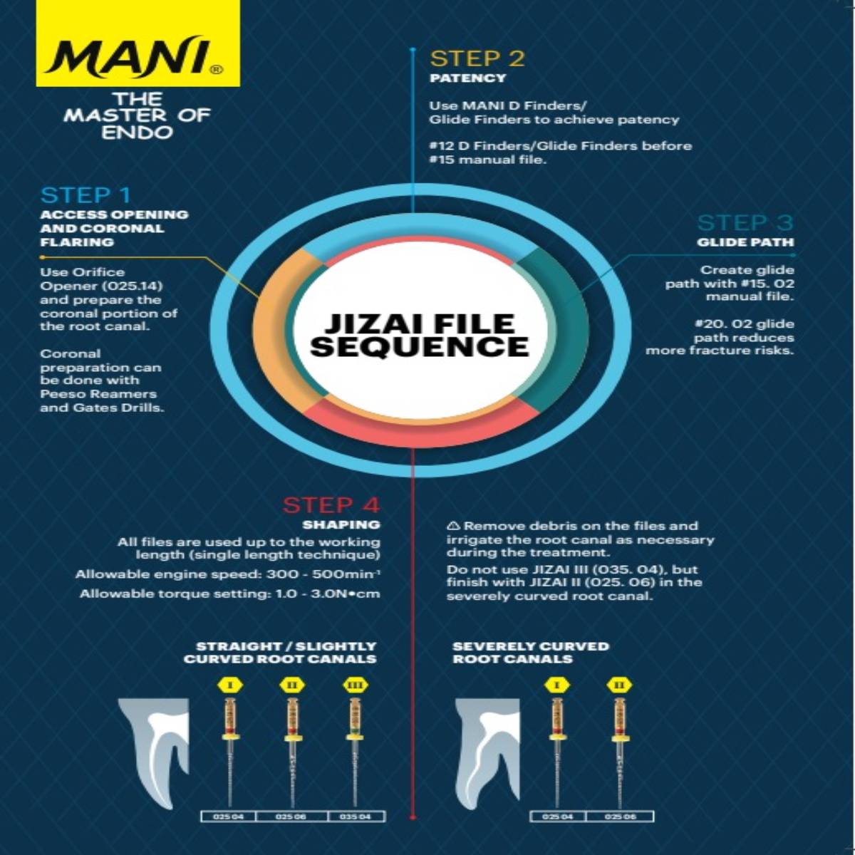 Mani Jizai NiTi Rotary Files