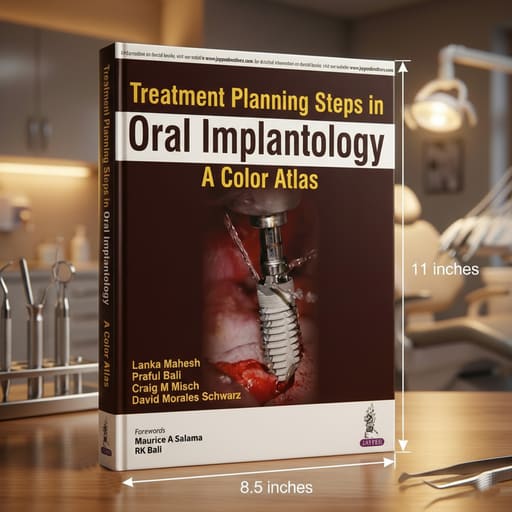 Jaypee Medical Treatment Planning Steps in Oral Implantology: A Color Atlas (ISBN - 700592)
