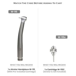 Waldent Moon Super Bright Airotor And Cartridge