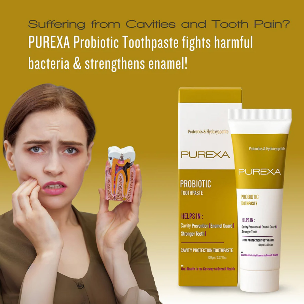 Purexa Probiotic Toothpaste (Pack Of 10)