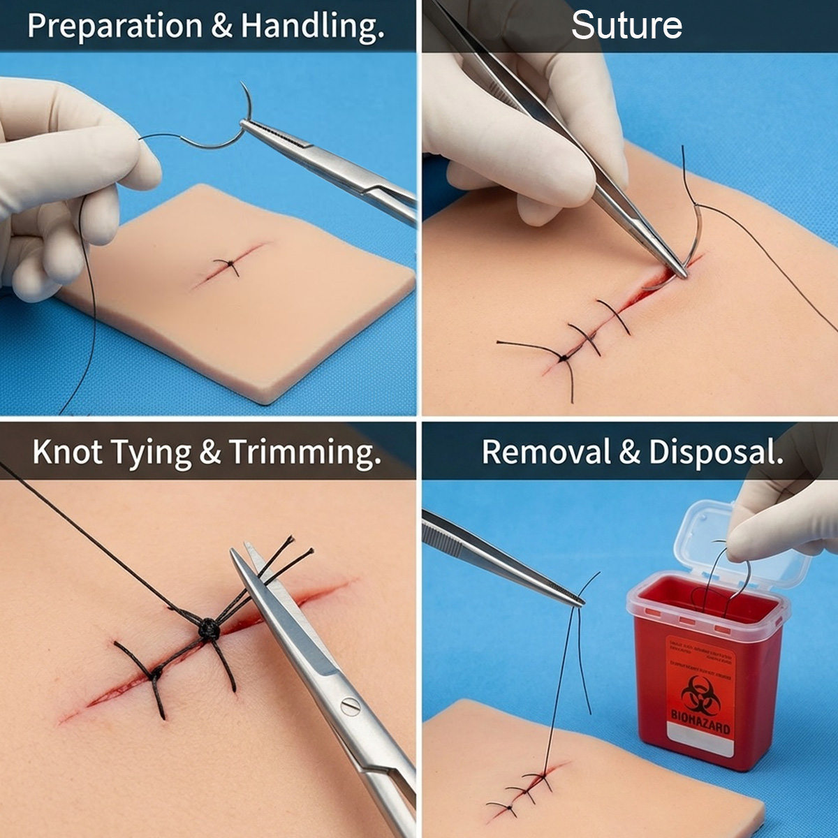 Meril Filasilk Black Braided Silk Suture Reels