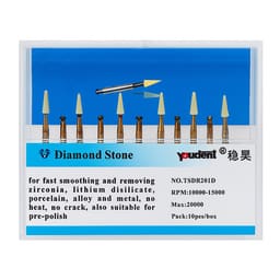 Youdent Diamond Stones For Zirconia, Ceramic, Porcelain & Metal RA - 2