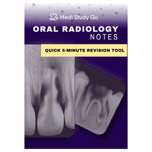 Medi Study Go Oral Radiology Notes (ISBN: 264067)