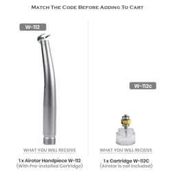 Waldent Eco Plus Airotor Handpiece And Cartridges - 5