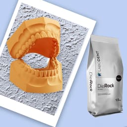 Labodent DieRock Die Stone Type 4 Extreme Golden Brown - 1.5Kg - 3