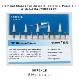 Youdent Diamond Stones For Zirconia, Ceramic, Porcelain & Metal RA - 6