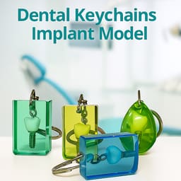 iDENTical Resin Block Keychain with Implant Model (3023)  - 4