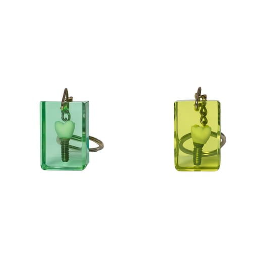 iDENTical Resin Block Keychain with Implant Model (3023) 