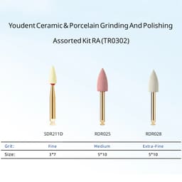 Youdent Ceramic & Porcelain Grinding And Polishing Assorted Kit RA - 4