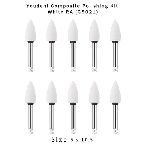 Youdent Composite Polishing Kit White RA (Pack of 10)