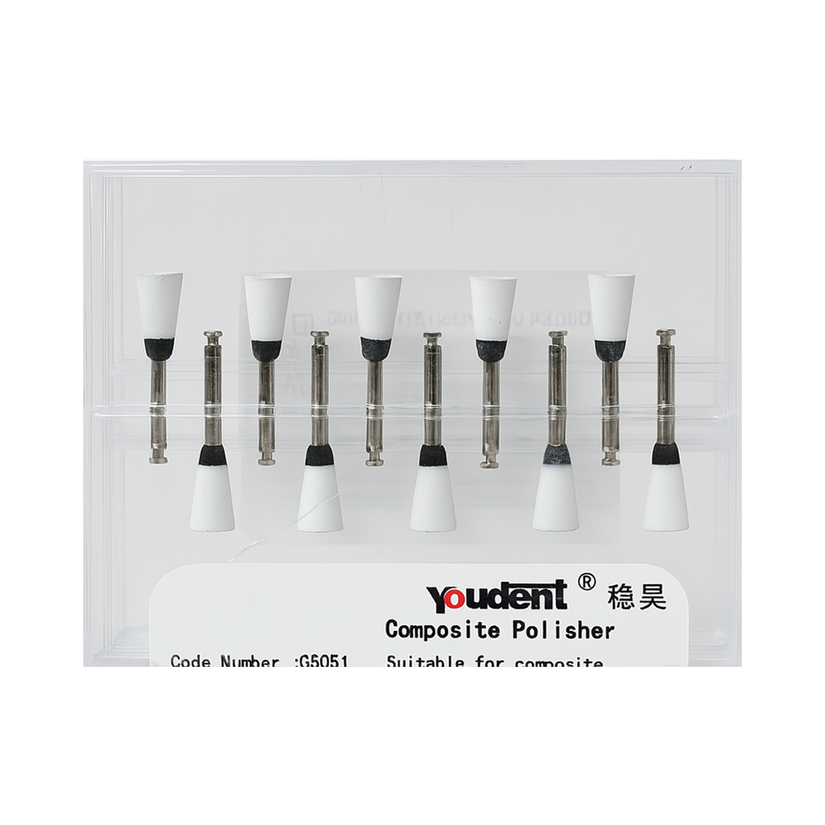 Youdent Composite Polishing Kit White RA (Pack of 10)