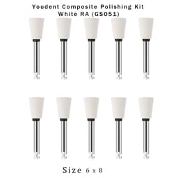 Youdent Composite Polishing Kit White RA (Pack of 10) - 8