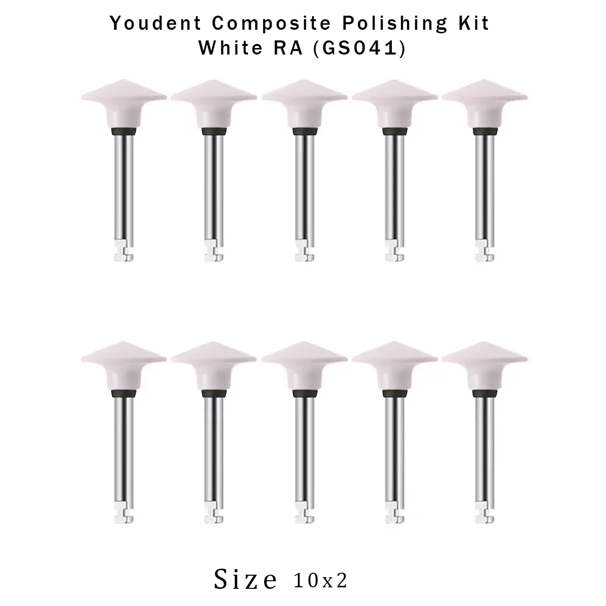 Youdent Composite Polishing Kit White RA (Pack of 10)