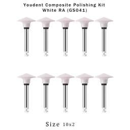 Youdent Composite Polishing Kit White RA (Pack of 10) - 6