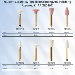 Youdent Ceramic & Porcelain Grinding And Polishing Assorted Kit RA - 5