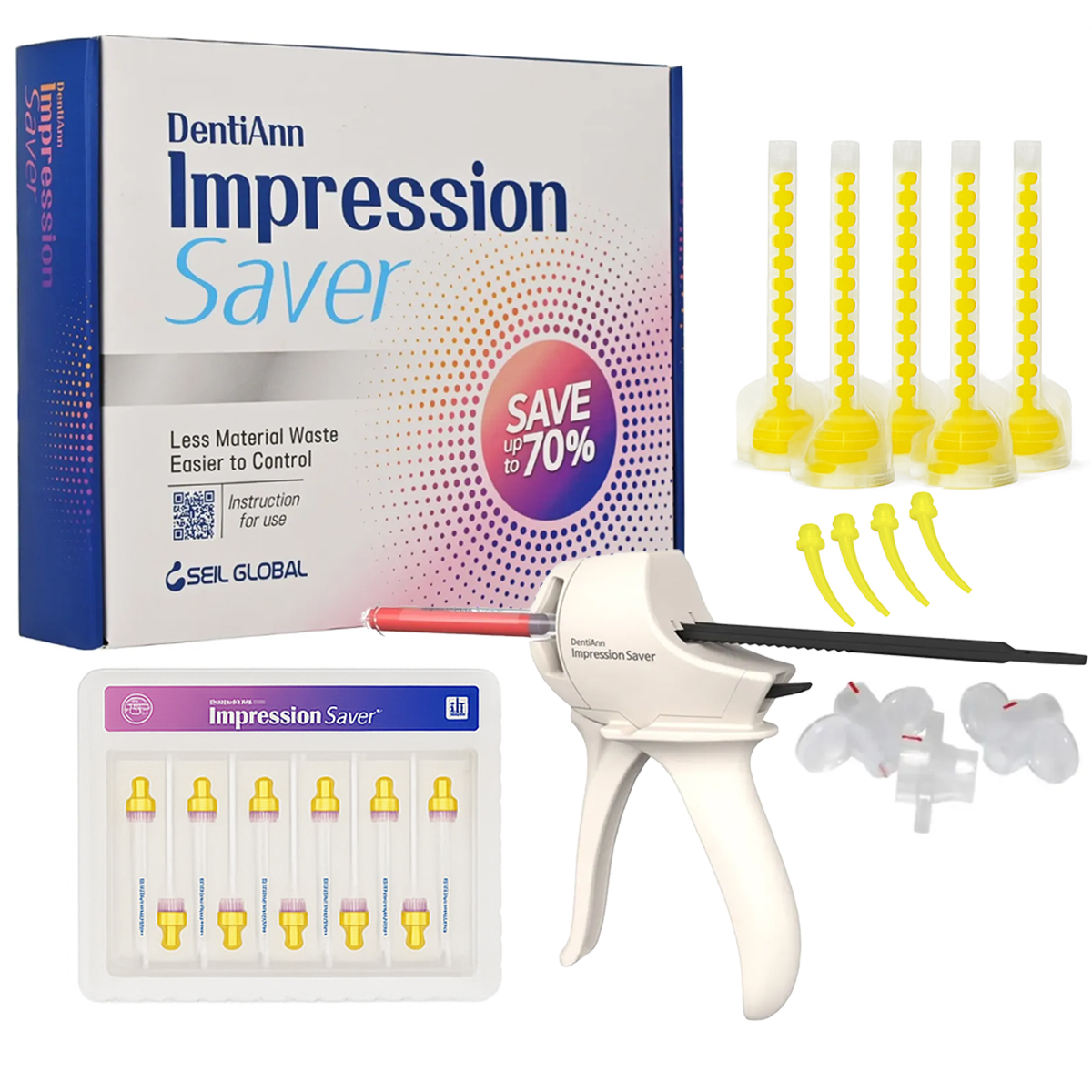Seil Global Impression Saver Syringe & Dispensing Gun Combo