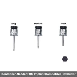 Dentaltech Neodent GM Implant Compatible Hex Driver - 1